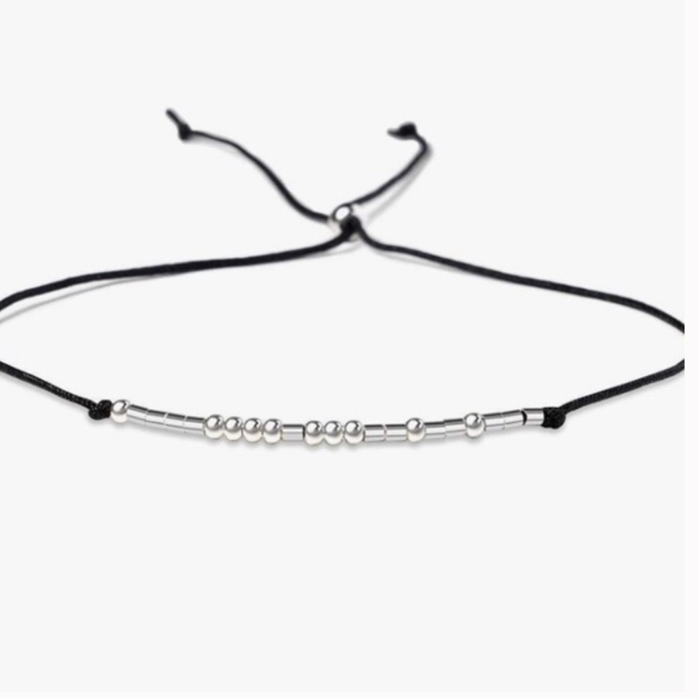 LCHERRY Women's Hand-Made Funny Morse Code Bracelet for "AUNT" & “M”